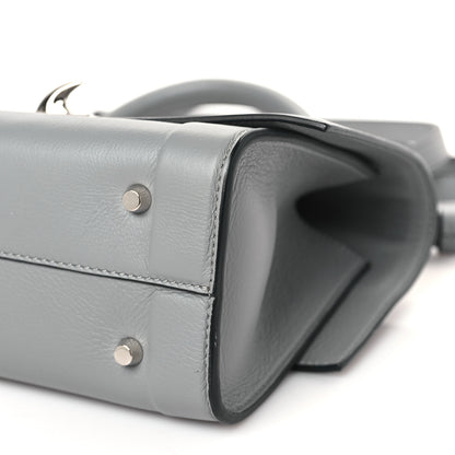 Givenchy Grained Calfskin Mini Shark Lock Satchel Grey 8 of 8