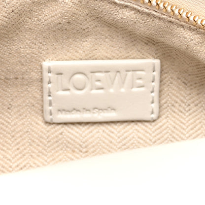 Loewe Classic Calfskin Small Puzzle Edge Bag Soft White Paper Craft 6 of 11