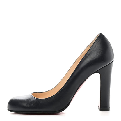 Christian Louboutin Nappa Pumps 37.5 Navy Blue 1 of 11