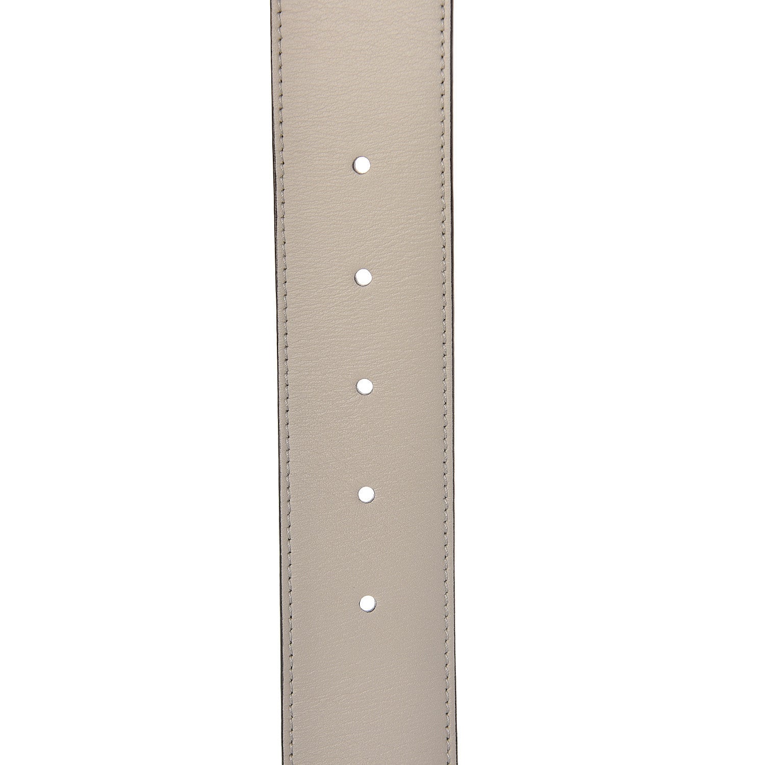 Gucci Calfskin Double G 40mm Belt 85 34 Mystic White 5 of 6