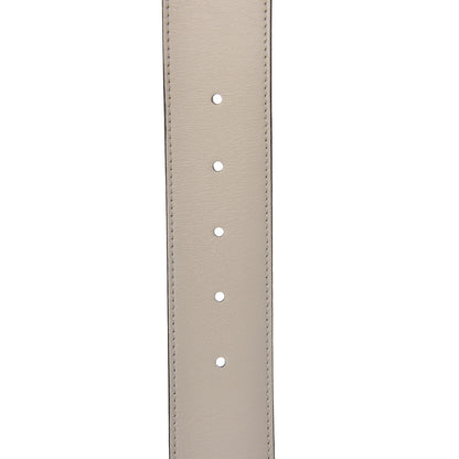 Gucci Calfskin Double G 40mm Belt 85 34 Mystic White 5 of 6