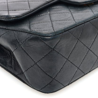 Chanel Lambskin Quilted Small Double Flap Black 9 of 10