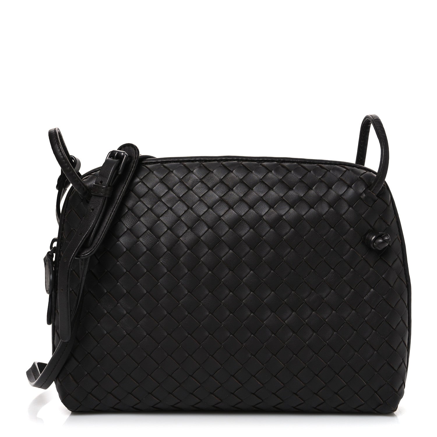 Bottega Veneta Nappa Intrecciato Nodini Bag Ebano 1 of 11