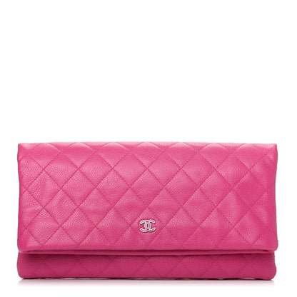 Chanel Caviar Quilted CC Beauty Clutch Pink 1 of 7