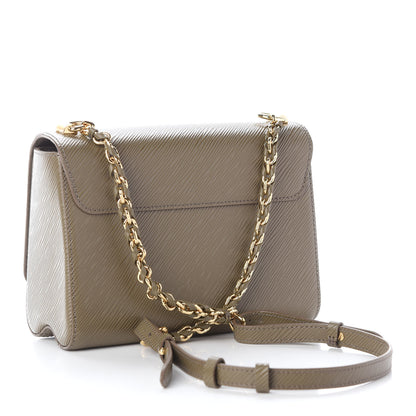 Louis Vuitton Epi Twist Shoulder Bag MM Smokey Brown 3 of 8