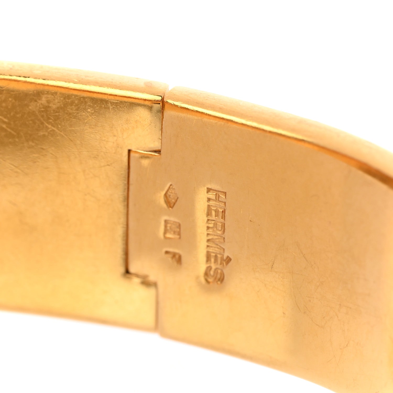 Hermes Enamel Wide Clic Clac H Bracelet GM Parme 4 of 4