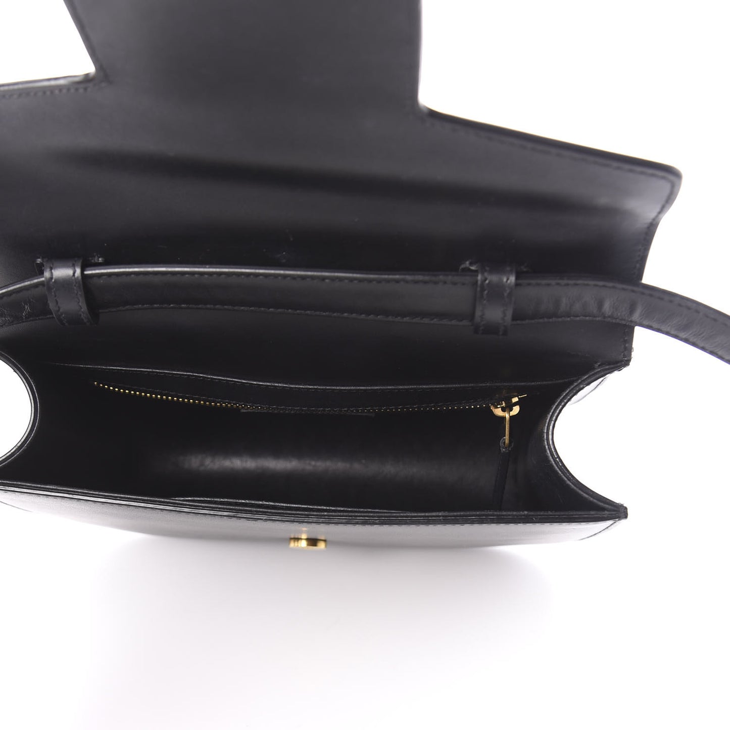 Smooth Calfskin Nico Shoulder Bag Black