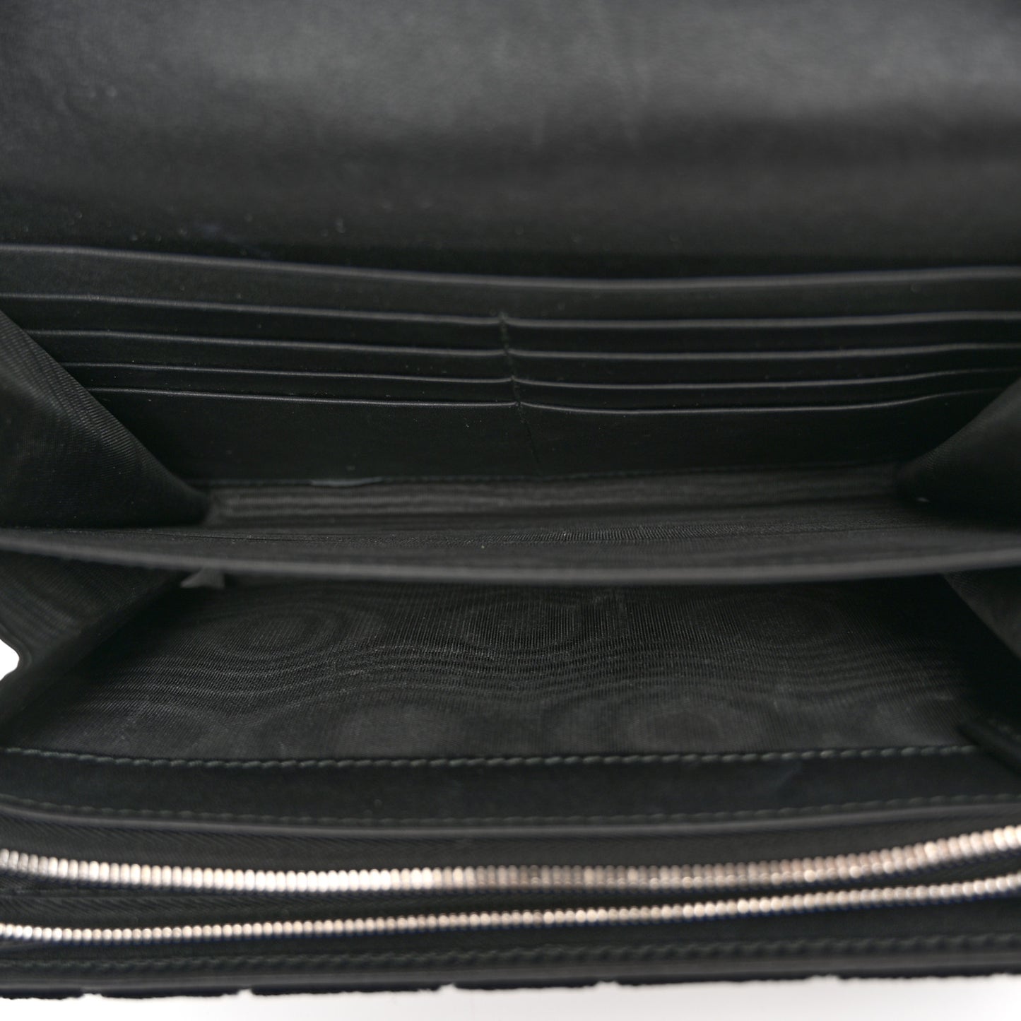 Velvet GG Monogram Mini Dionysus Chain Wallet Black