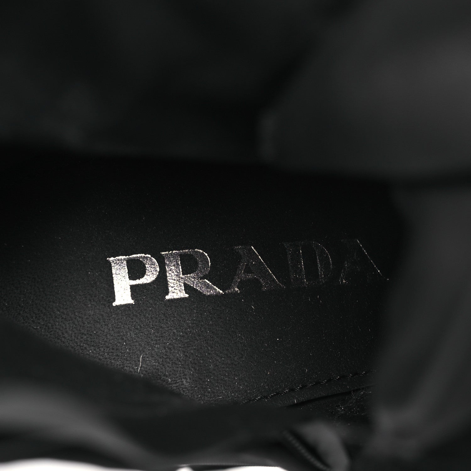 Prada Spazzolato Re-Nylon Metal Triangle Logo 110mm Ankle Boots 37.5 Black 8 of 13