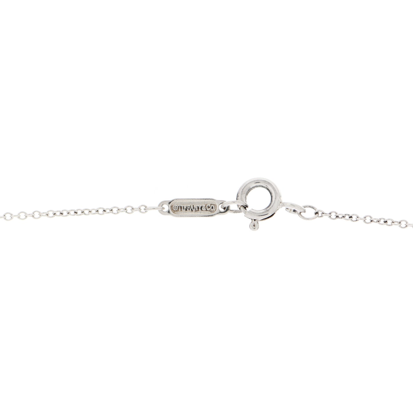 Sterling Silver Return to Tiffany Heart Key Pendant Necklace