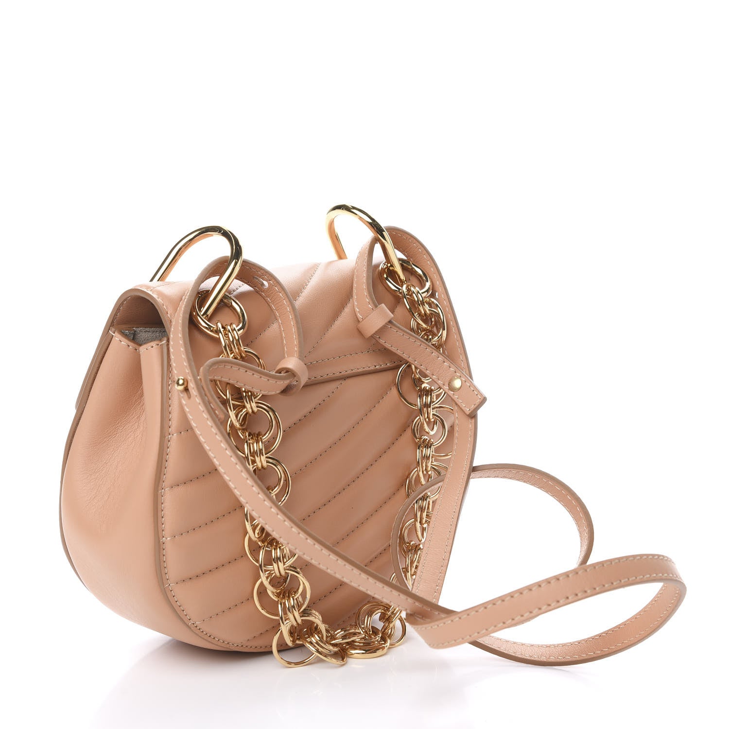 Chloe Calfskin Quilted Mini Drew Bijou Shoulder Bag Blushy Pink 3 of 10