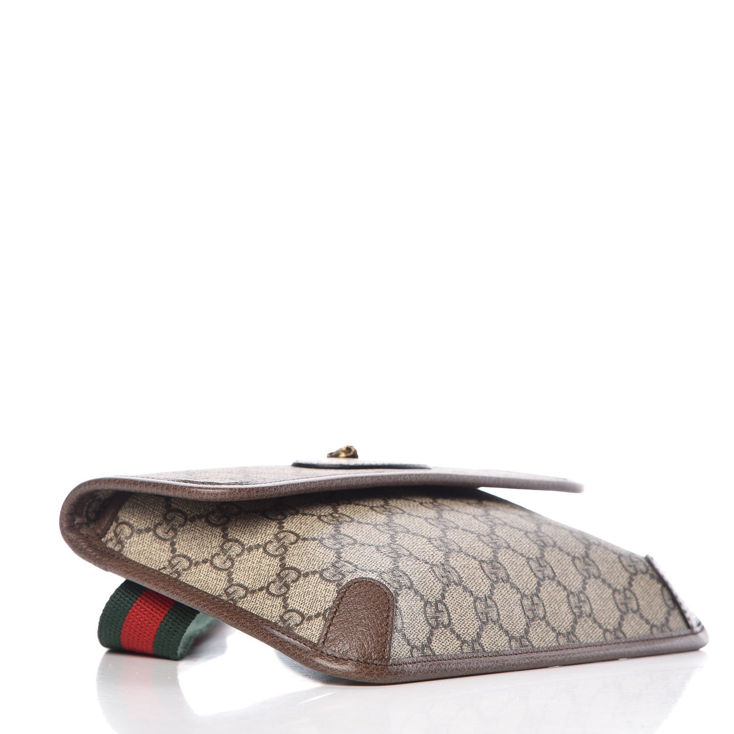 Gucci GG Supreme Monogram Neo Vintage Web Belt Bag Brown 4 of 9