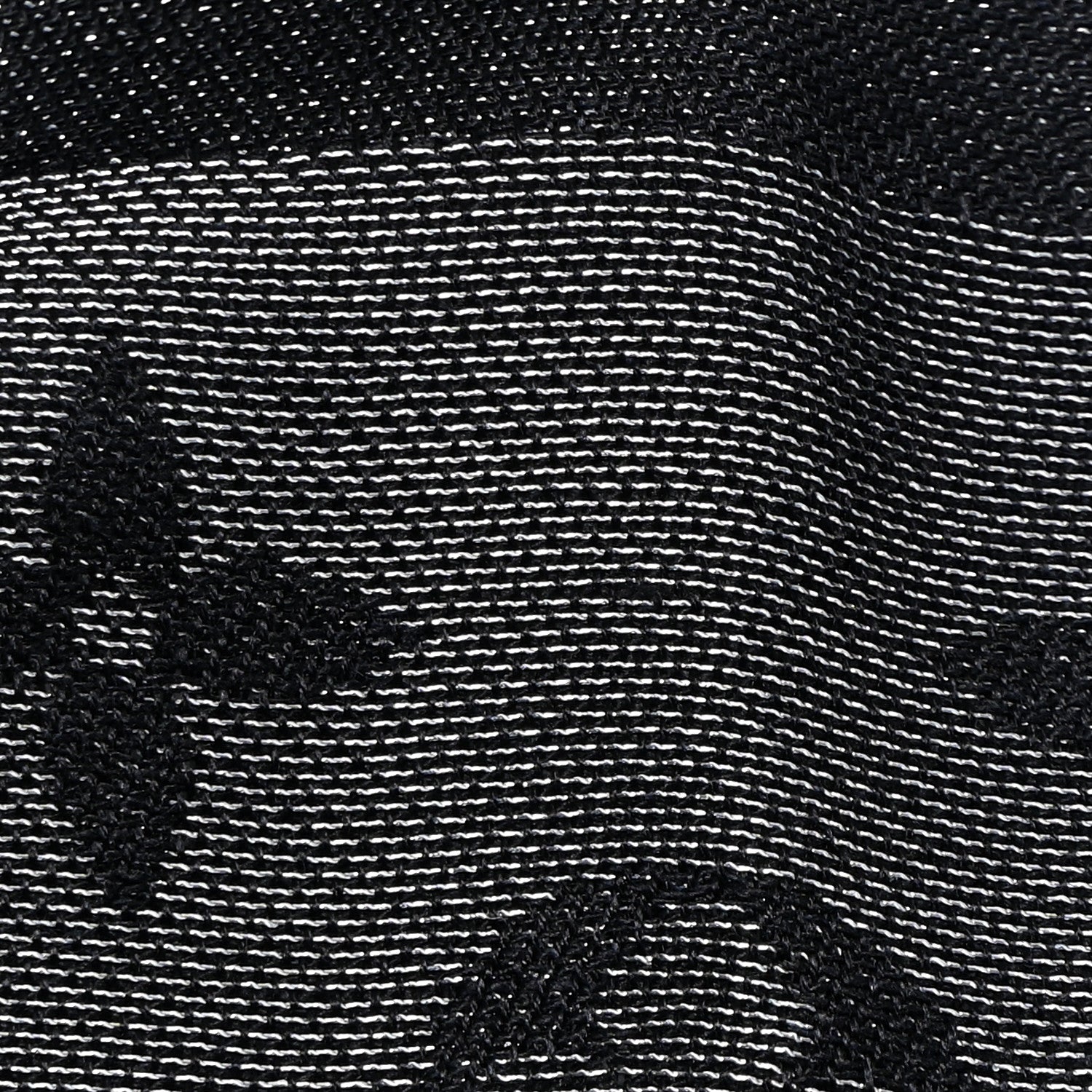 Louis Vuitton Silk Lurex Wool Monogram Shine Shawl Black 6 of 8