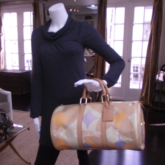 Vernis Fleur Barrel Keepall