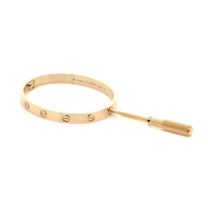 Cartier 18K Yellow Gold LOVE Bracelet 16 7 of 9