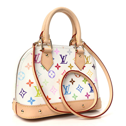 Louis Vuitton LV x TM Monogram Multicolor Alma BB White 3 of 9
