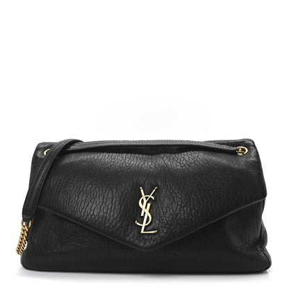 Saint Laurent Grained Lambskin Large Calypso Black 1 of 10