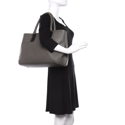 Bottega Veneta Rubberized Canvas Marcopolo Tote Shadow 2 of 15