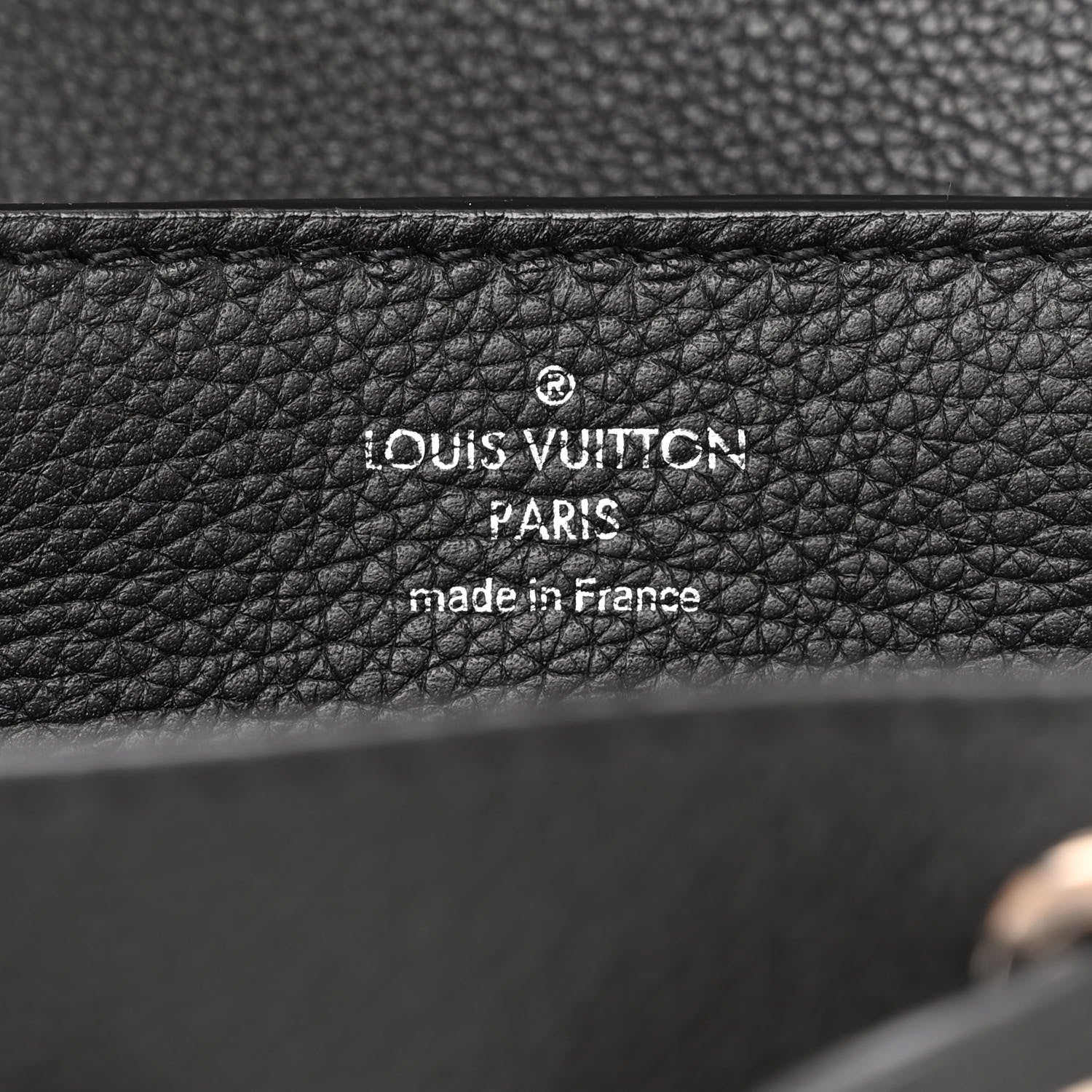 Louis Vuitton Calfskin Lockme Mini Backpack Black 6 of 9