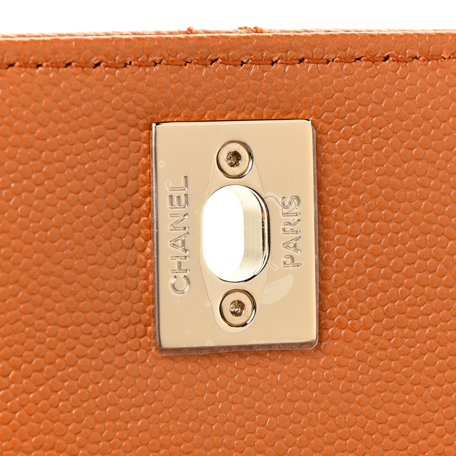 Chanel Caviar Quilted Mini Coco Handle Flap Light Brown 12 of 15