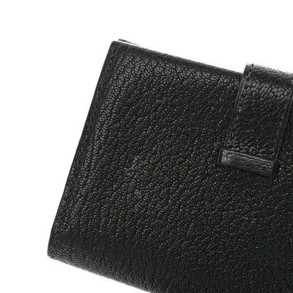 Hermes Chevre Mysore Bearn Card Holder Wallet Black 8 of 8