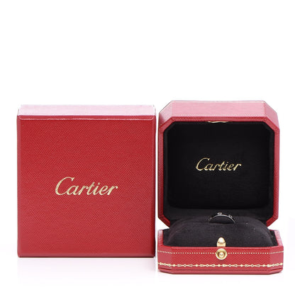Cartier 18K White Gold 4mm LOVE Wedding Band Ring 49 4.75 5 of 5