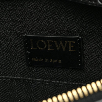 Loewe Calfskin Embossed Repeat T Pouch Black 6 of 6