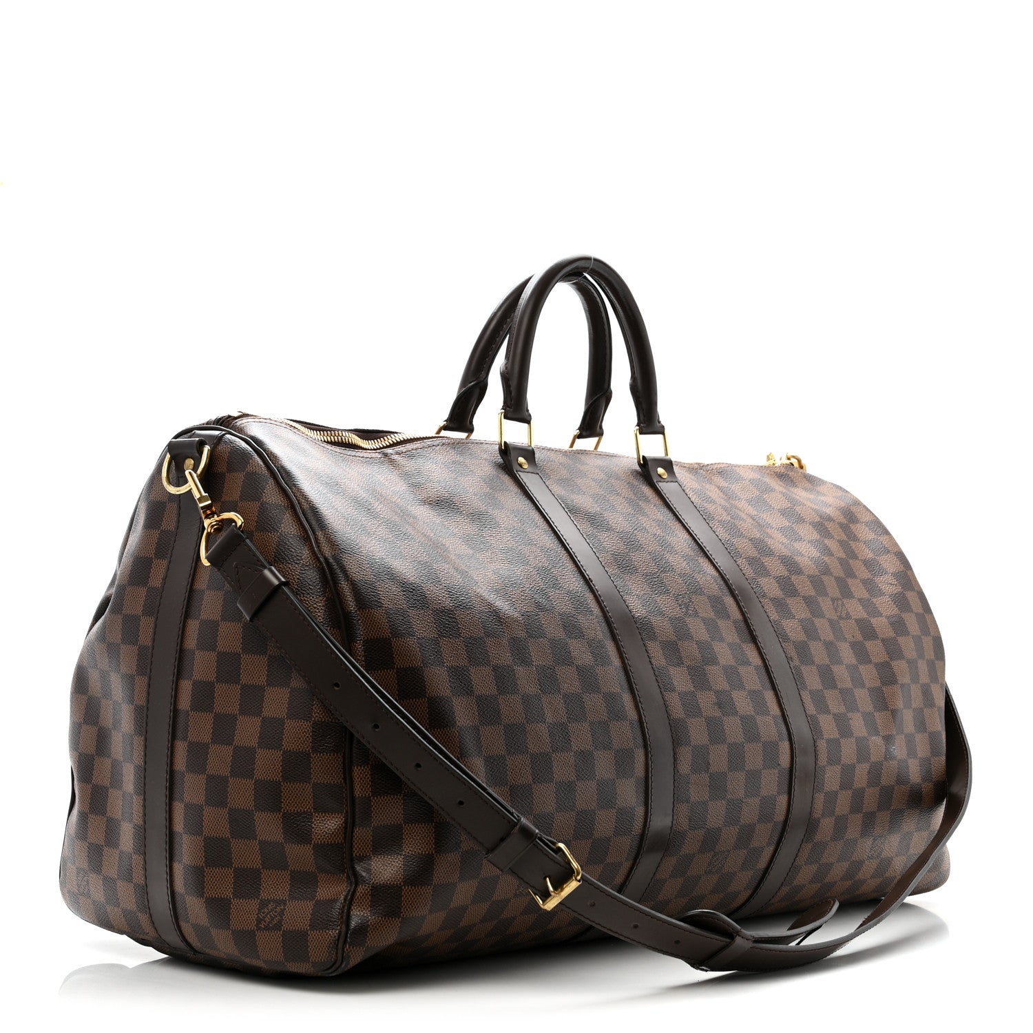 Louis Vuitton Damier Ebene Keepall Bandouliere 55 2 of 16