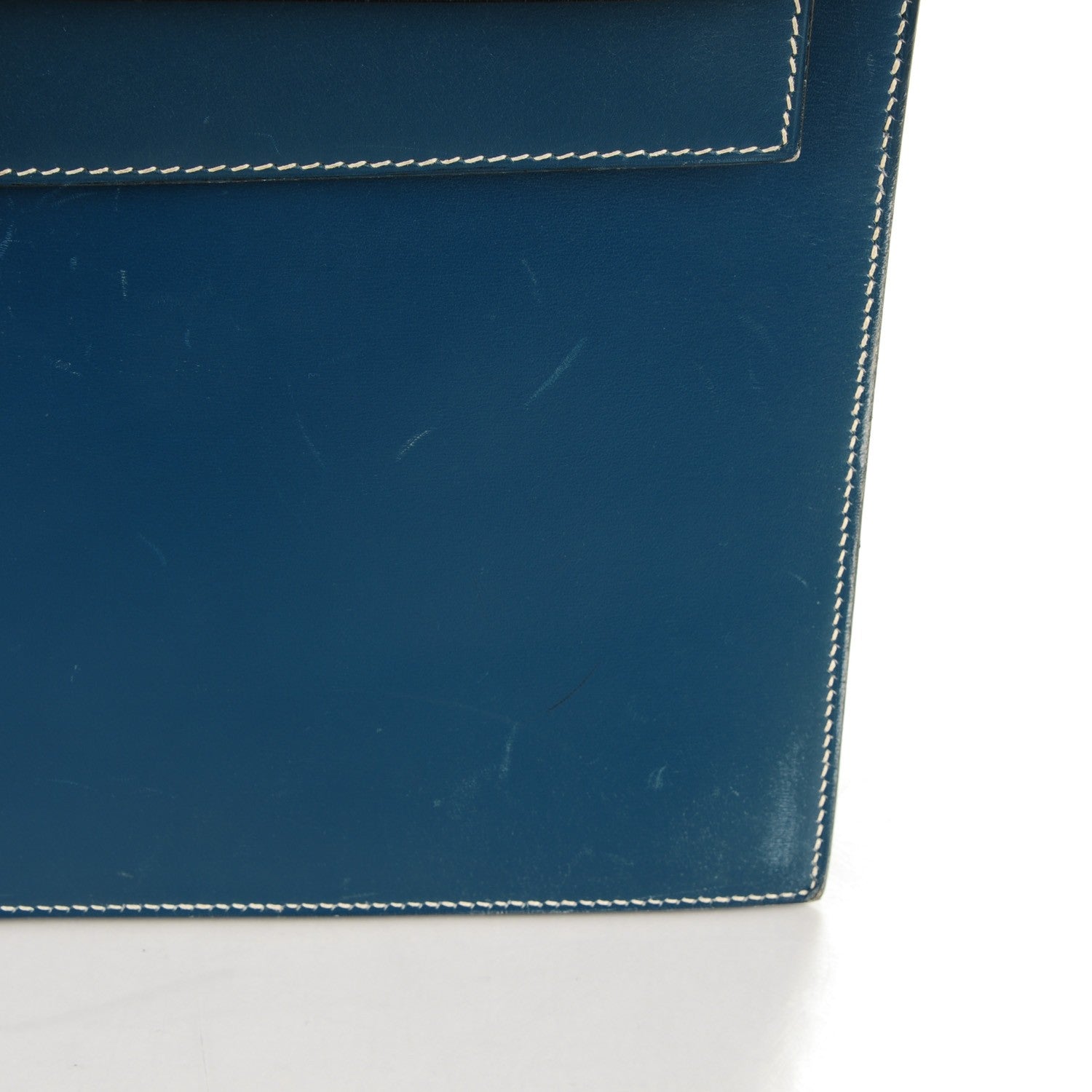 Hermes Box Kelly Depeche 38 Bleu Thalassa 19 of 34