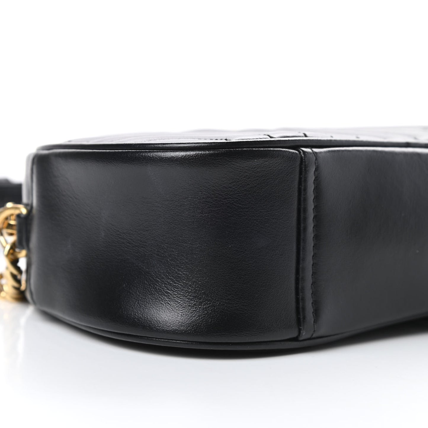 Soft Calfskin Impunture Diagramme Dome Crossbody Bag Black