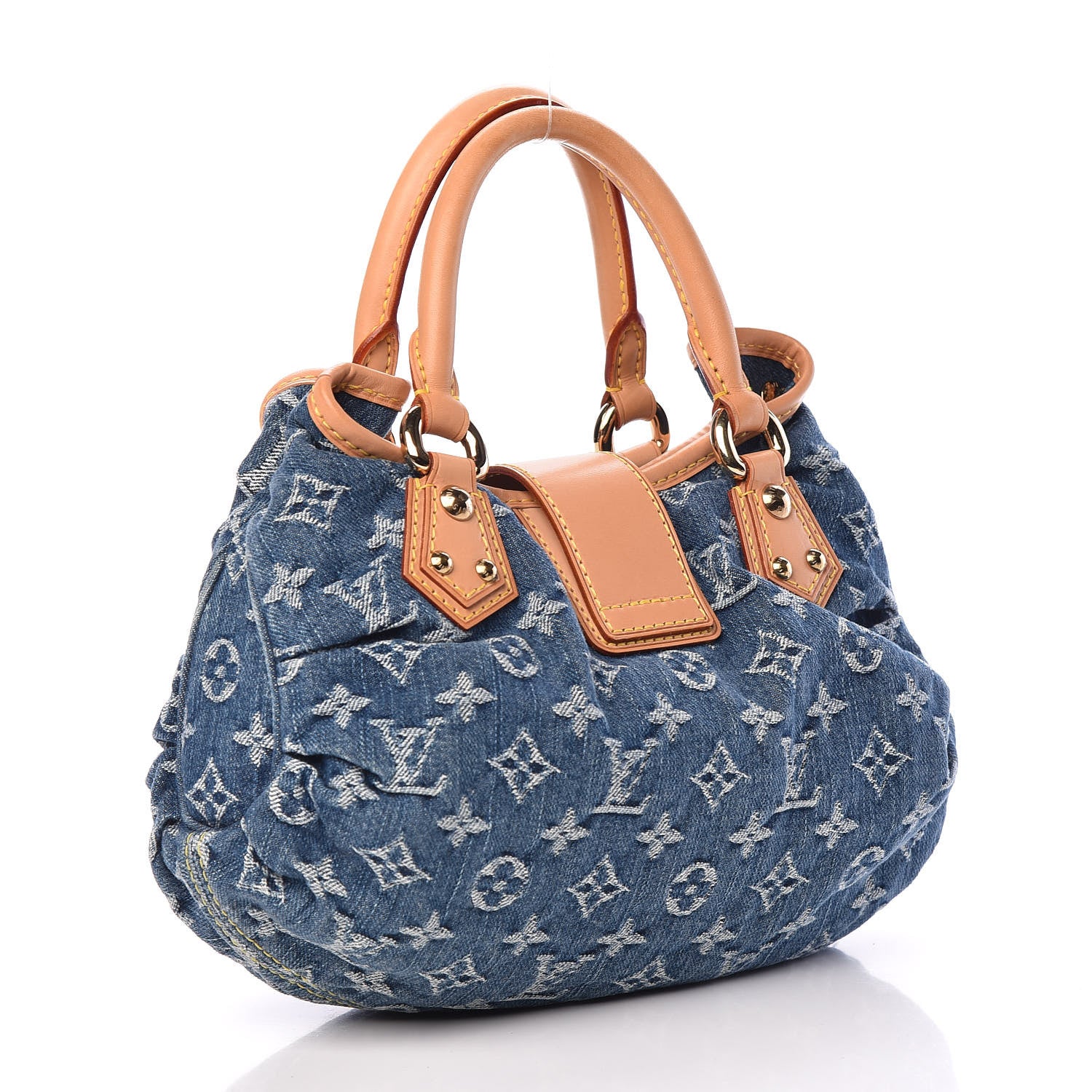 Louis Vuitton Monogram Denim Pleaty Blue 3 of 11
