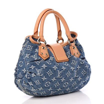 Louis Vuitton Monogram Denim Pleaty Blue 3 of 11