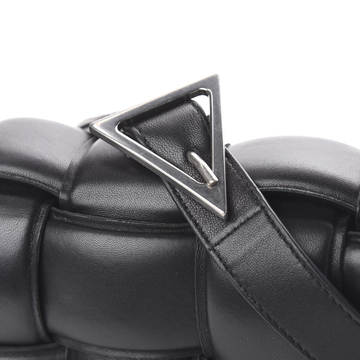 Bottega Veneta Nappa Maxi Intreccio Padded Cassette Crossbody Bag Black 9 of 9