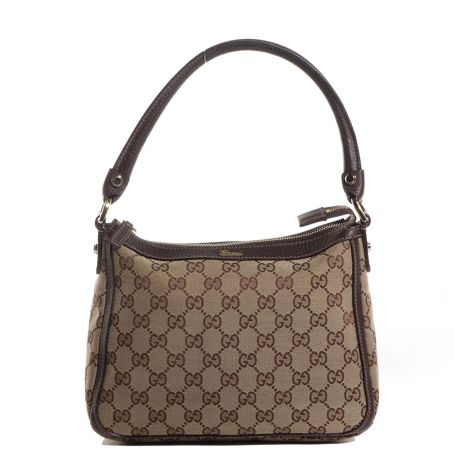 Monogram Abbey Shoulder Bag Dark Brown