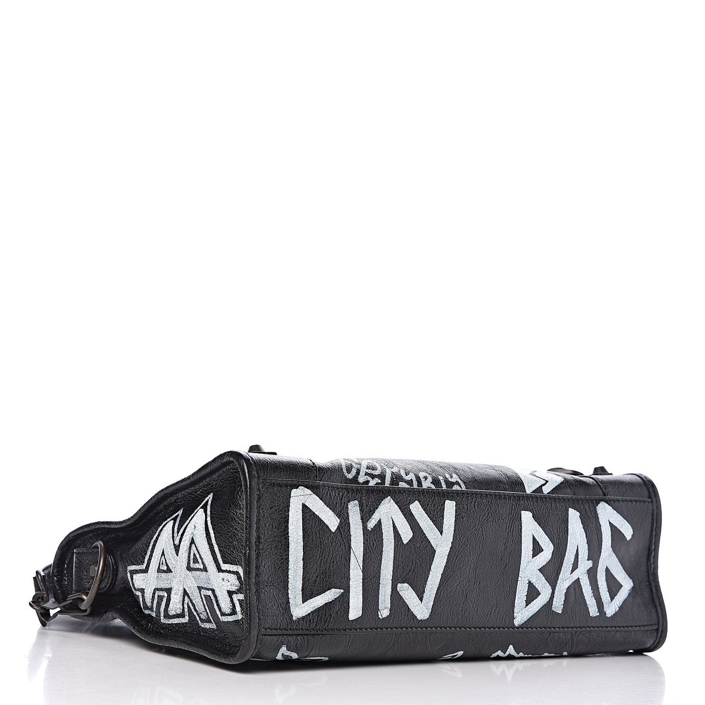 Agneau Classic Hardware Graffiti All Over S City Black