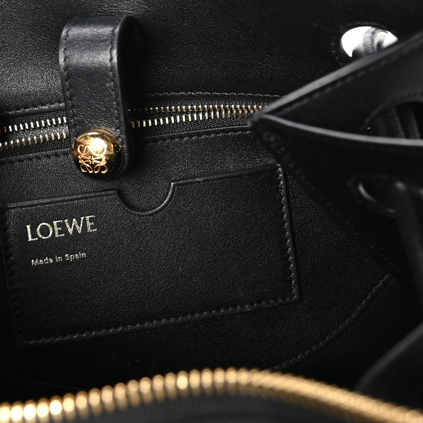Supple Calfskin Medium Madrid Bag Black