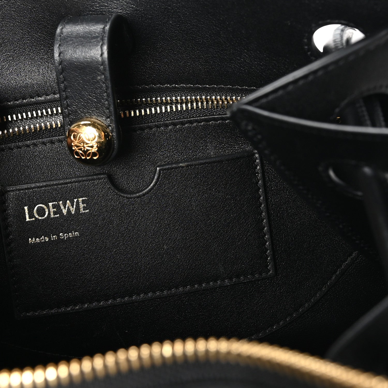 Loewe Supple Calfskin Medium Madrid Bag Black 6 of 9