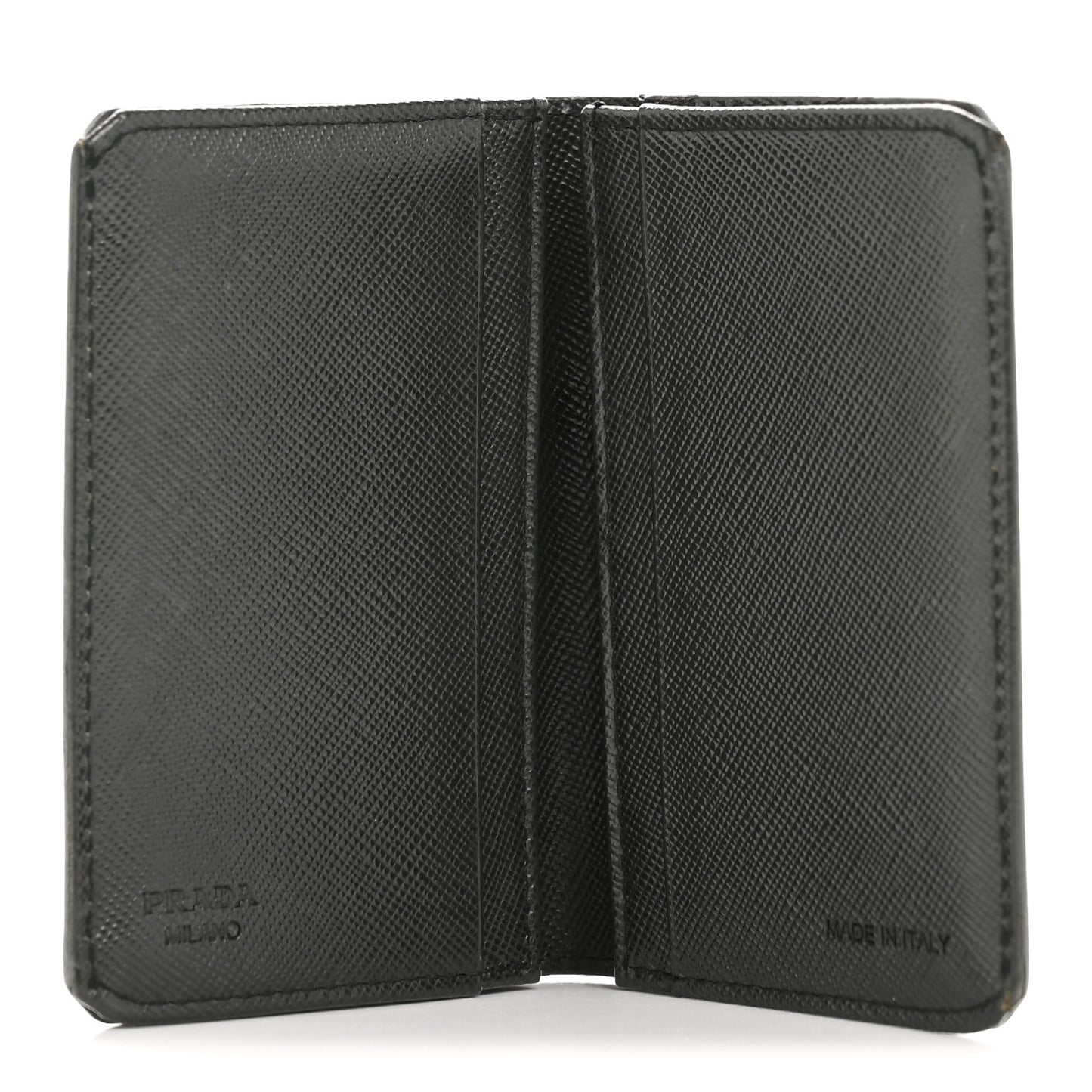 Saffiano Bi-Fold Wallet Black