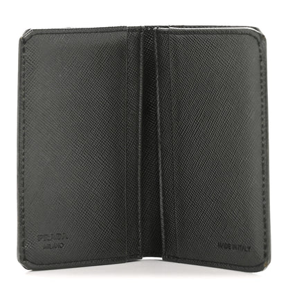 Prada Saffiano Bi-Fold Wallet Black 5 of 9