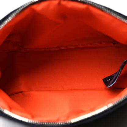Hermes Cotton Canvas Mini Bolide Travel Cosmetic Pouch Black 6 of 10