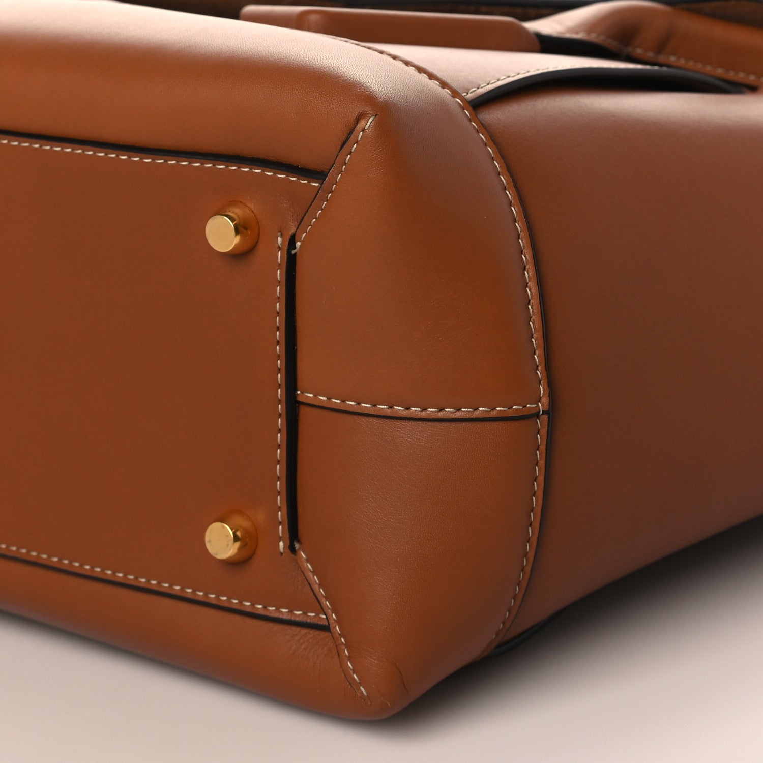 Bottega Veneta French Calfskin Maxi Intrecciato Arco Wood 8 of 8
