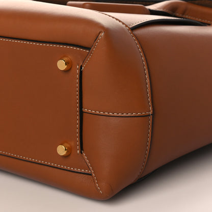 Bottega Veneta French Calfskin Maxi Intrecciato Arco Wood 8 of 8