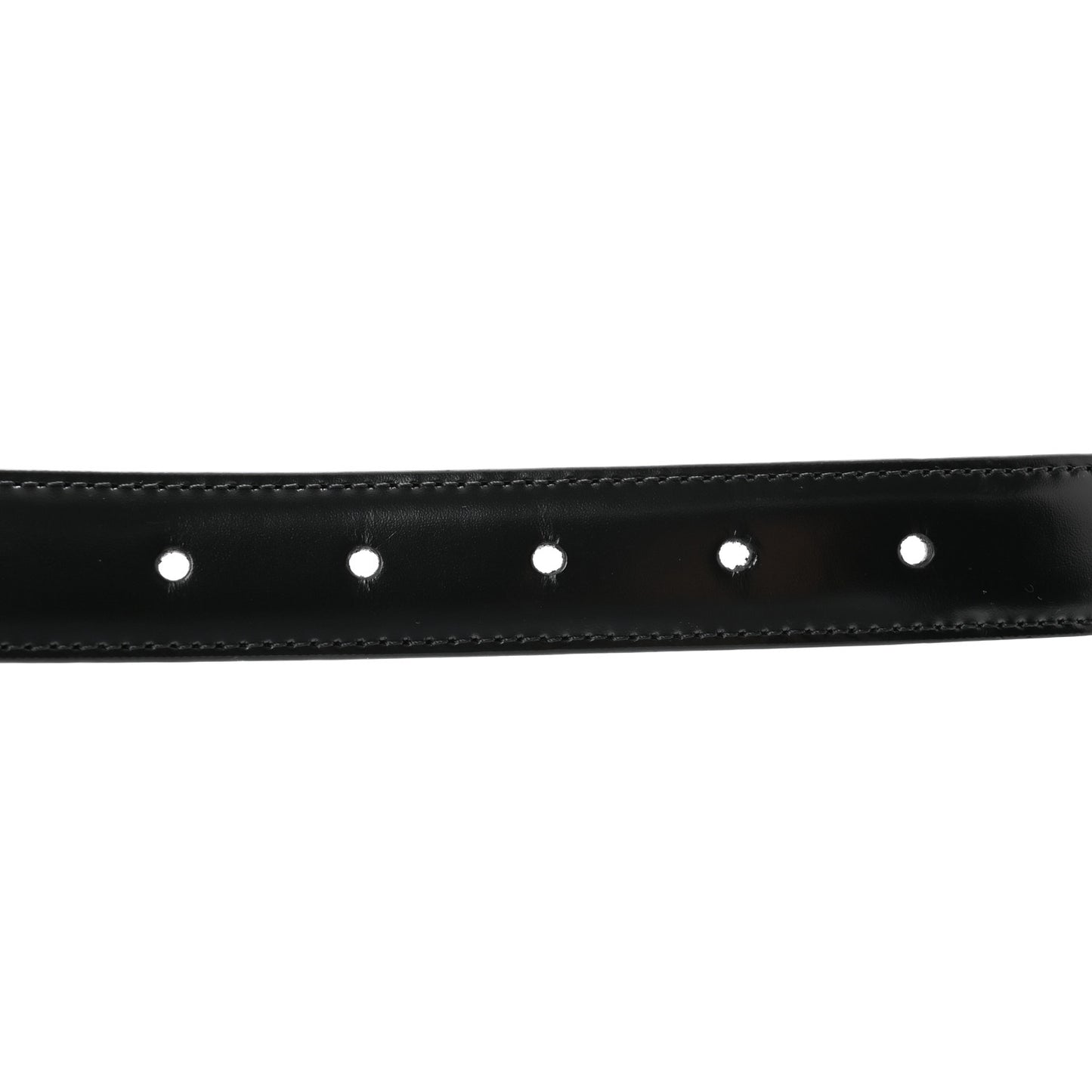Box Calfskin Medium 25mm Triomphe Belt Black 75 30 Black