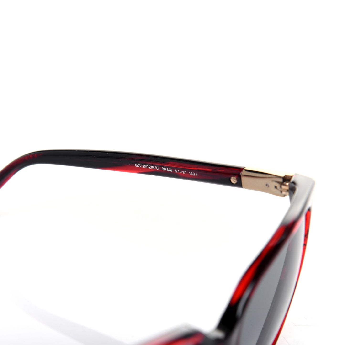 Oversized Sunglasses GG 3502/B/S Red Black