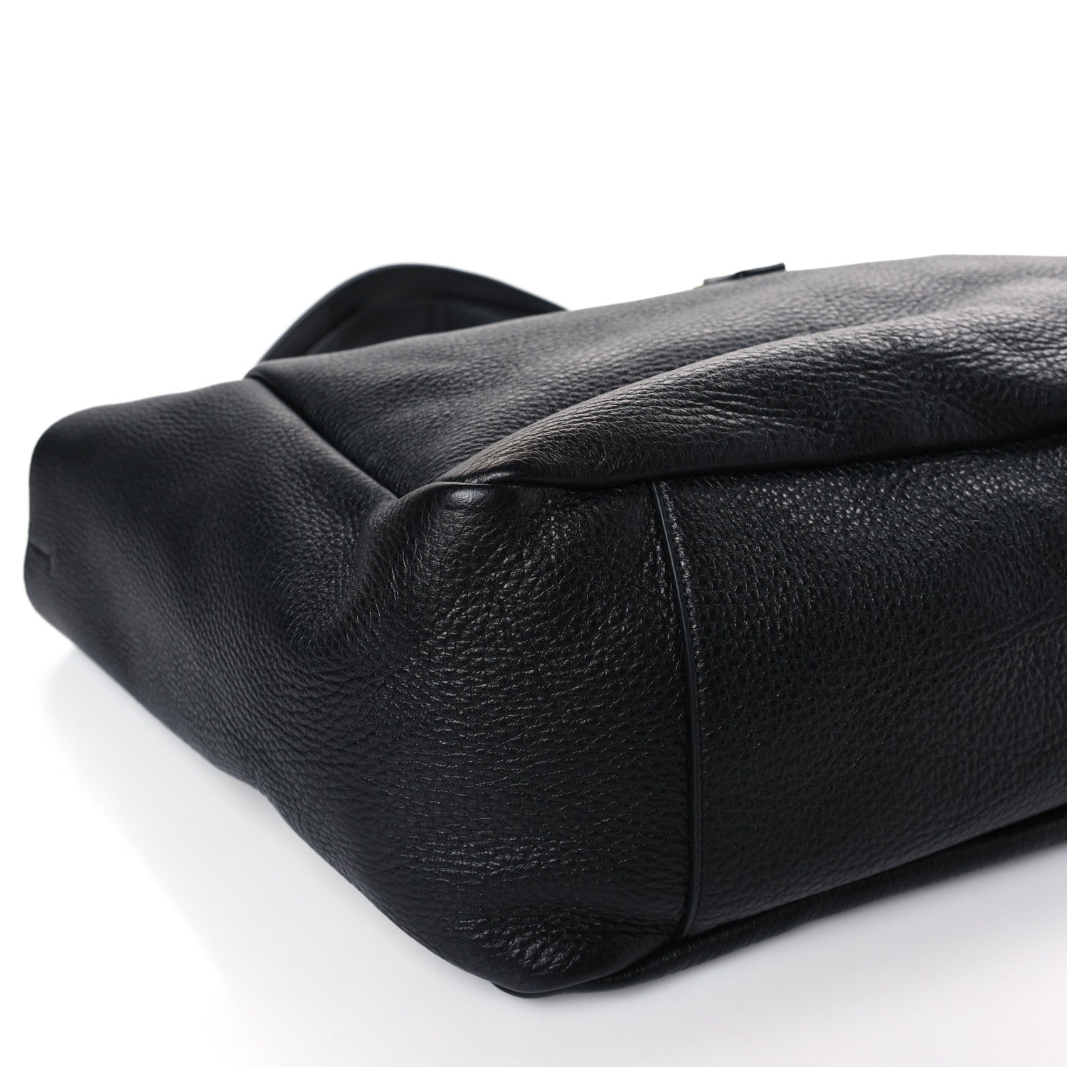 Saint Laurent Grained Deerskin Bea Tote Black 8 of 9