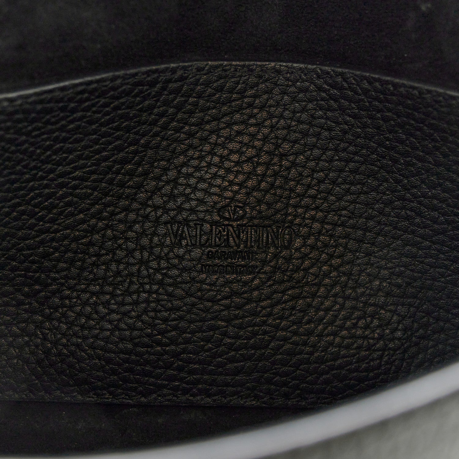 Valentino Garavani Pebbled Calfskin Medium Rockstud Flip Lock Crossbody Bag Black 6 of 10