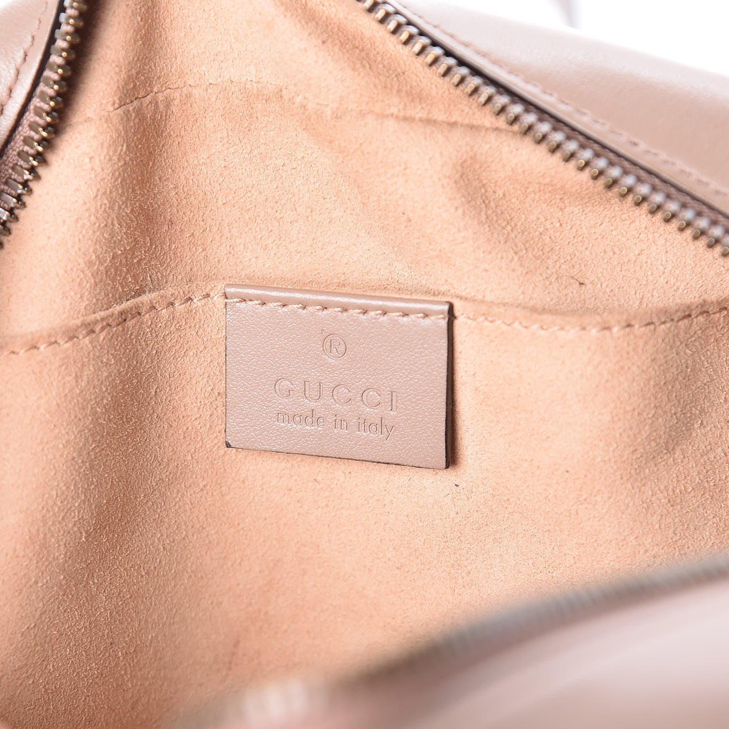 Gucci Calfskin Matelasse Small GG Marmont Chain Shoulder Bag Taupe 6 of 14