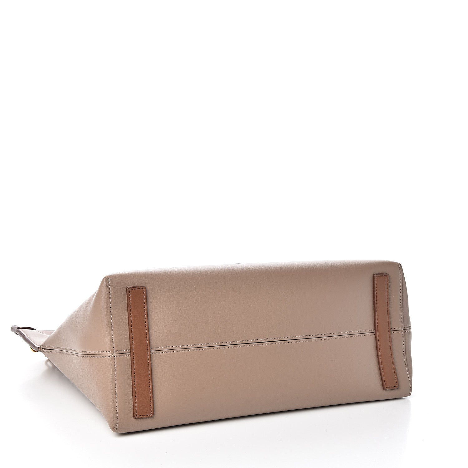 Burberry Calfskin Medium Society Top Handle Bag Brown 3 of 12
