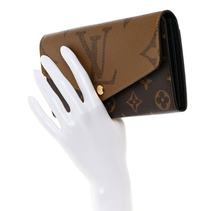 Louis Vuitton Reverse Monogram Giant Sarah Wallet 2 of 9