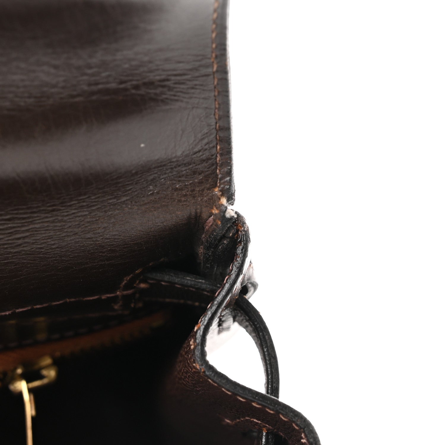 Hermes Box Kelly Retourne 28 Chocolate 12 of 21